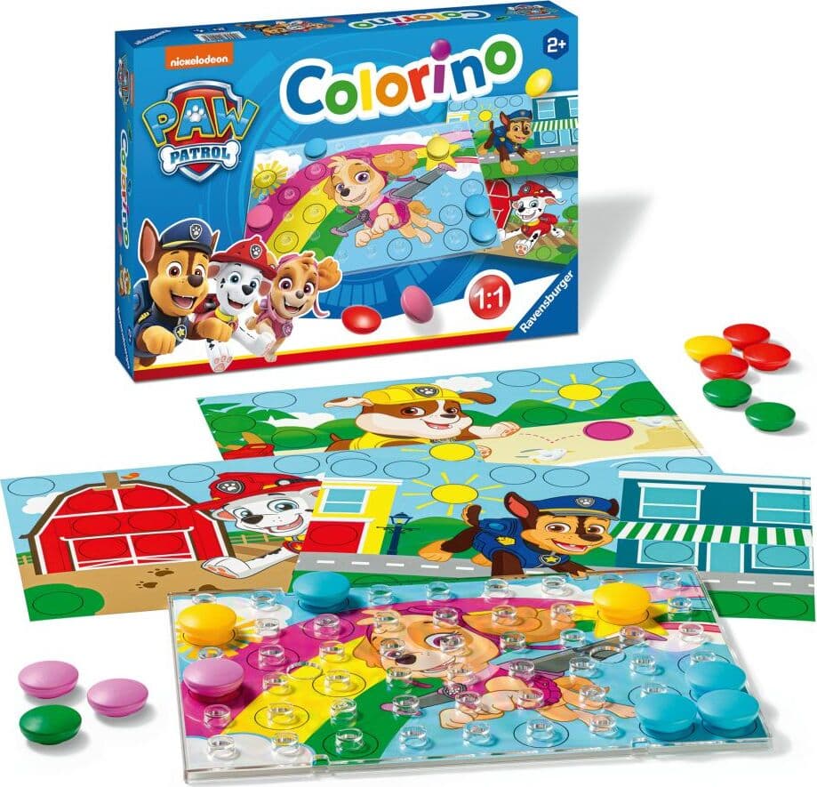 Настолна игра Ravensburger - Колорино: Пес Патрул