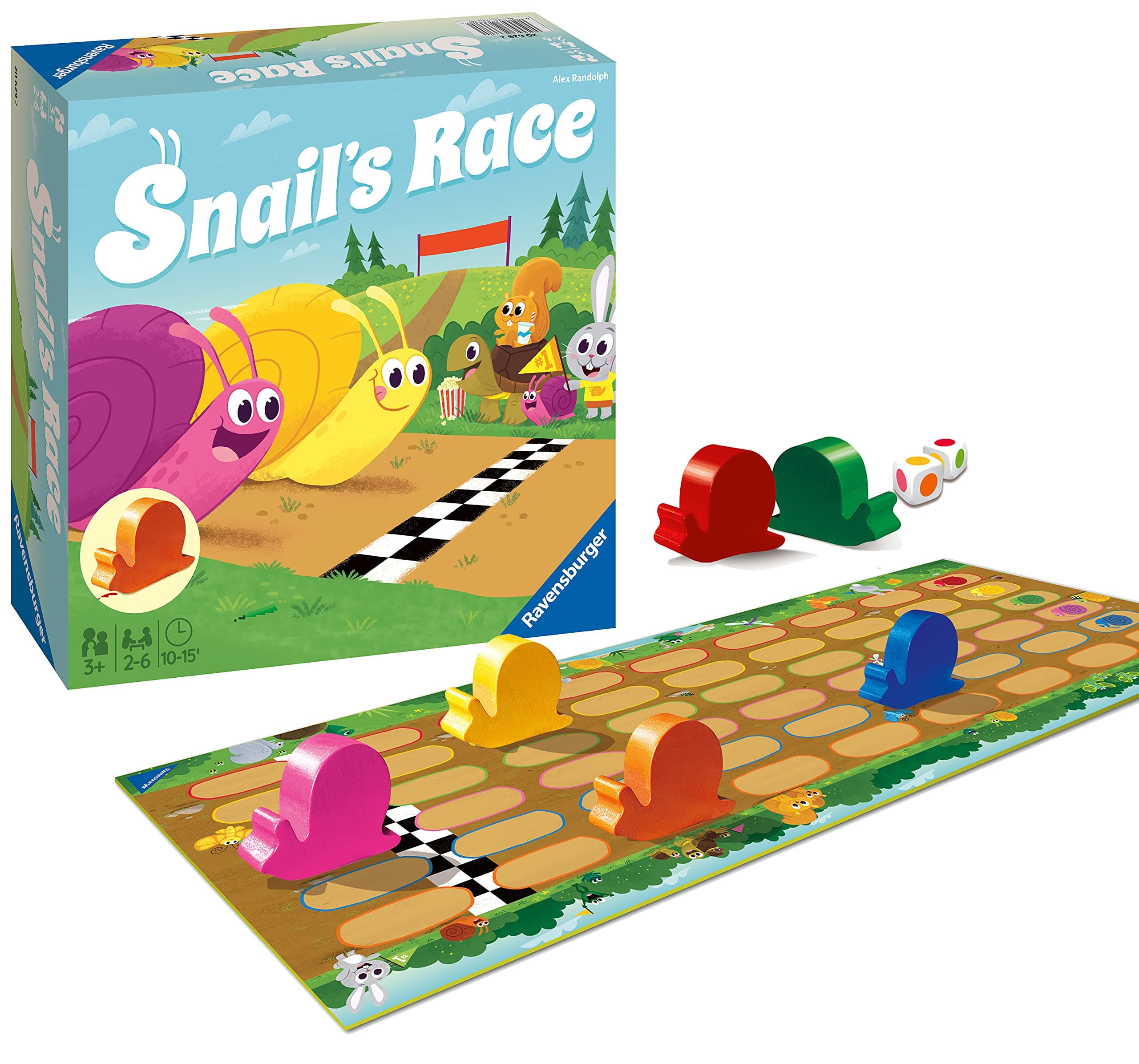 Настолна игра Ravensburger - Състезание с охлюви