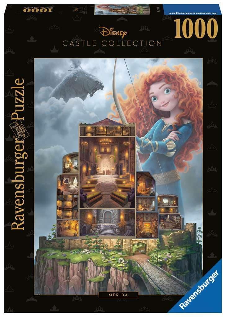 Пъзел Ravensburger 1000 ел. - Замъците на Дисни: принцеса Мерида