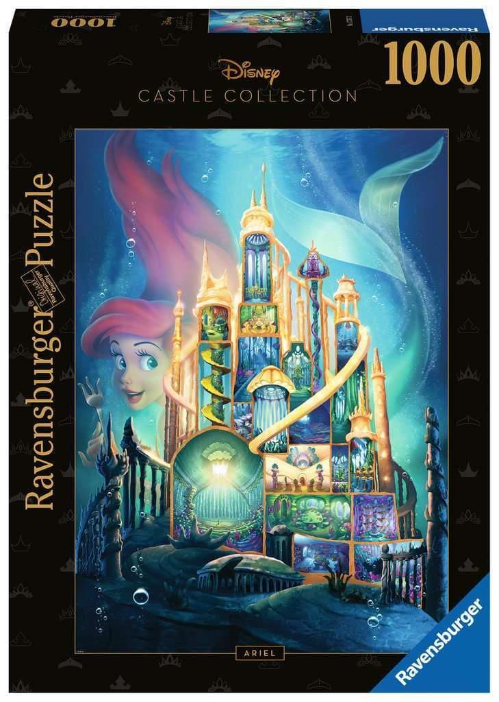 Пъзел Ravensburger 1000 ел. - Замъците на Дисни: принцеса Ариел