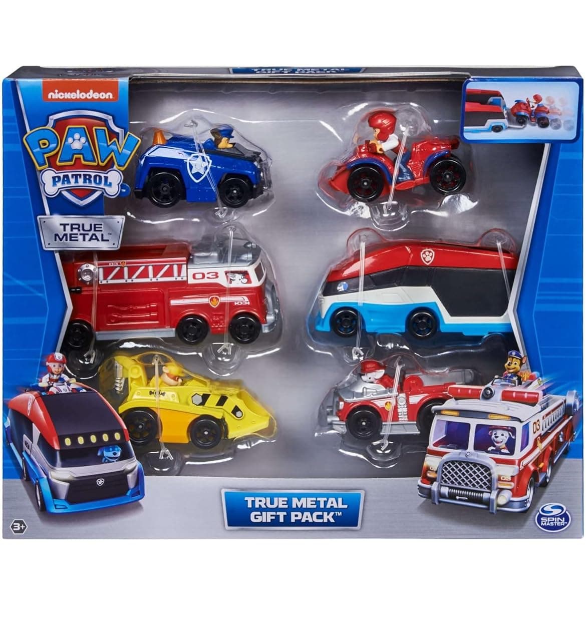 Пес Патрул - Комплект метални колички Paw Patrol