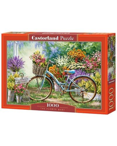 Пъзел Castorland от 1000 части - Цветен базар, Дона Гелсингър