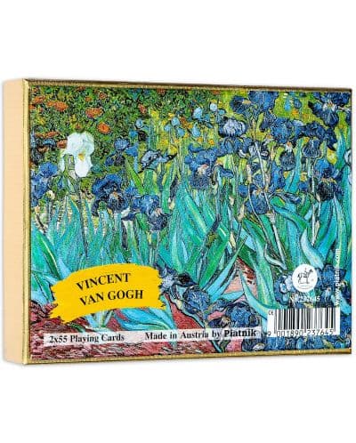 Карти за игра Piatnik - Van Gogh - Iris (2 тестета)