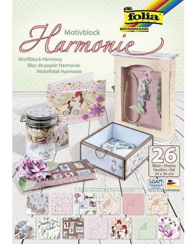 Дизайнерско блокче с хартии и картони Folia - Хармония