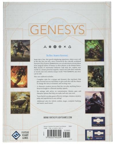 Ролева игра Genesys RPG: Core Rulebook