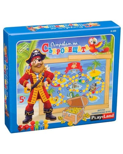 Настолна игра PlayLand - Островът на съкровищата - Детска