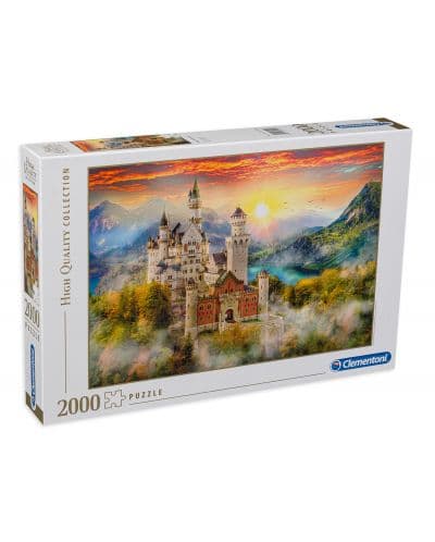 Пъзел Clementoni от 2000 части - Замъкът Нойшванщайн, Германия, Ейми Стюарт