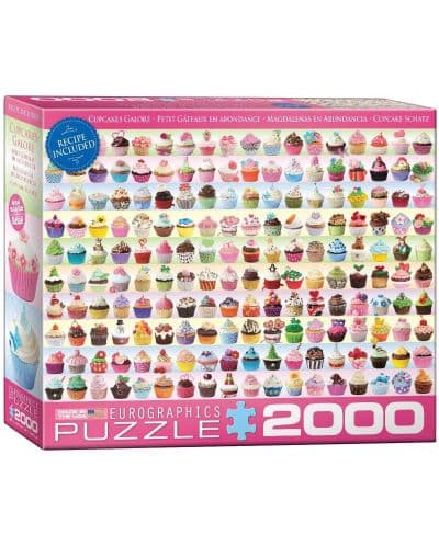 Пъзел Eurographics от 2000 части - Изкушение с кексчета