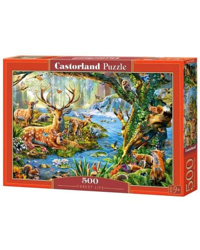 Пъзел Castorland от 500 части - Горски живот