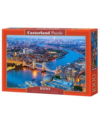 Пъзел Castorland от 1000 части - Лондон от птичи поглед