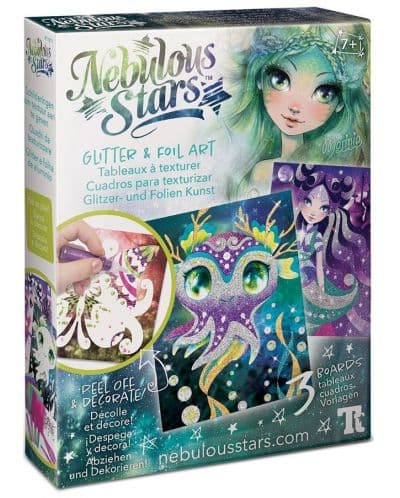 Творчески комплект Nebulous Stars - Изкуство с блестящ пясък и фолио, Мариния
