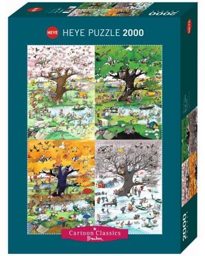 Пъзел Heye от 2000 части - Четирите сезона, Роже Блашон