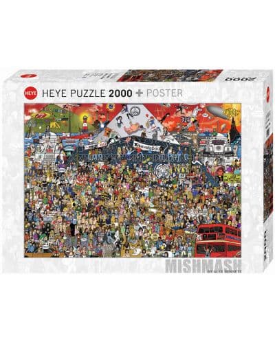 Пъзел Heye от 2000 части - Британска музикална история, Алекс Бенет