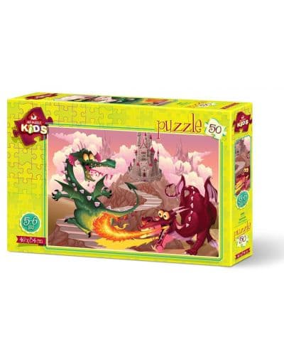Пъзел Art Puzzle от 50 части - Драконите