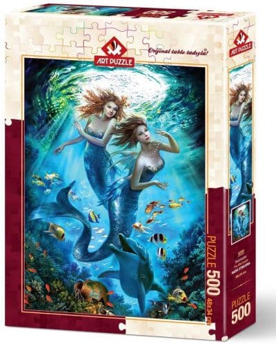 Пъзел Art Puzzle от 500 части - Русалки, Надя Стрелкина