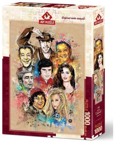 Пъзел Art Puzzle от 1000 части - Старо турско кино, Р. Гьоркям Гюл