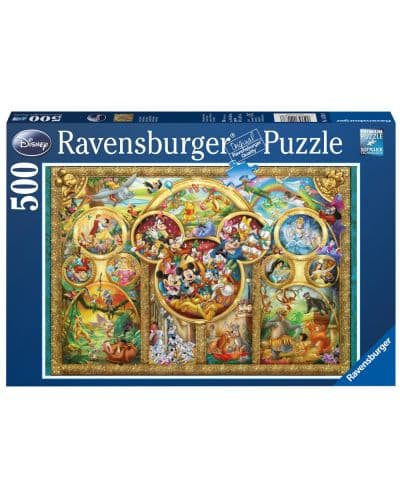 Пъзел Ravensburger от 500 части - Семейството на Дисни
