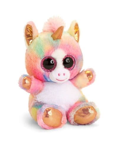 Плюшена играчка Keel Toys Animotsu - Еднорог Роуз,15 cm
