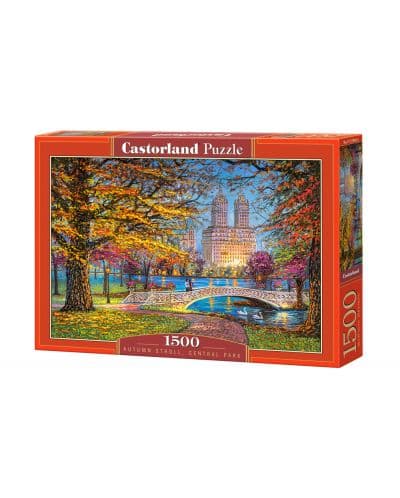Пъзел Castorland от 1500 части - Есенна разходка, Сентръл Парк