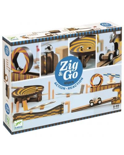 Детски конструктор Djeco Zig &amp; Go - 45 части