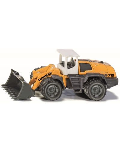 Метална играчка Siku Super - Багер-товарач Liebherr, 1:30