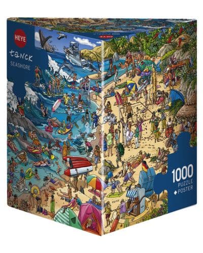 Пъзел Heye от 1000 части - Морски бряг, Биргит Танк
