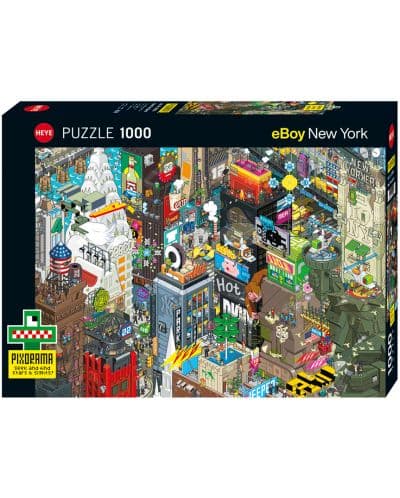 Пъзел-загадка Heye от 1000 части - New York Quest, eBoy