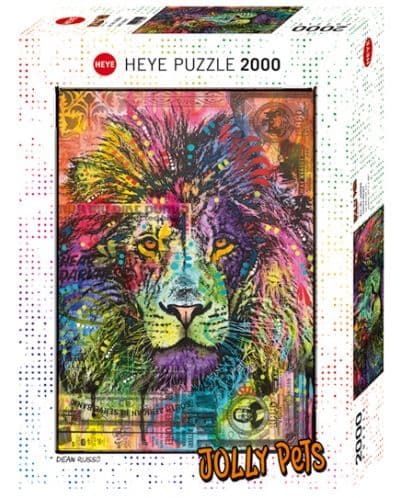 Пъзел Heye от 2000 части - Лъвско сърце