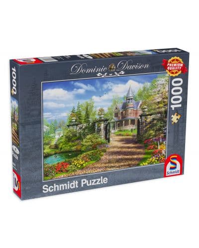 Пъзел Schmidt от 1000 части - Идилично имение, Доминик Дейвисън