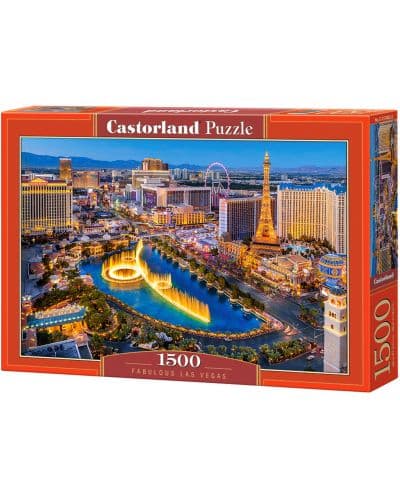 Пъзел Castorland от 1500 части - Невероятният Лас Вегас