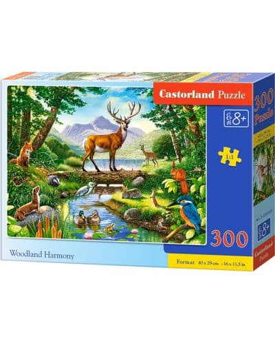 Пъзел Castorland от 300 части - Горска хармония