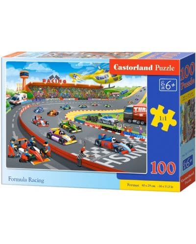 Пъзел Castorland от 100 части - Състезание от Формула 1