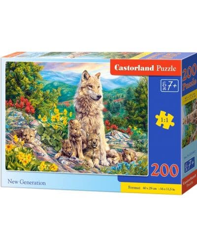 Пъзел Castorland от 200 части - Нова генерация