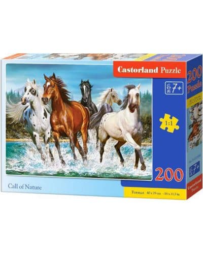 Пъзел Castorland от 200 части - Повикът на природата