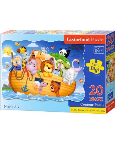 Пъзел Castorland от 20 XXL части - Ноевият ковчег