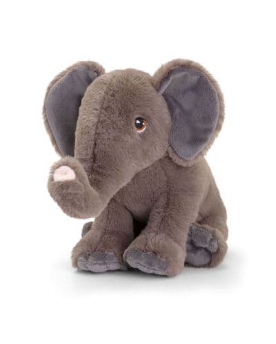 Плюшена играчка Keel Toys Eco - Слон, 25 cm
