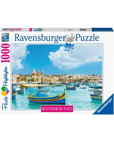 Пъзел Ravensburger от 1000 части - Средиземноморие: Малта 14978