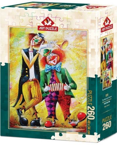 Пъзел Art Puzzle от 260 части - Клоуни музиканти