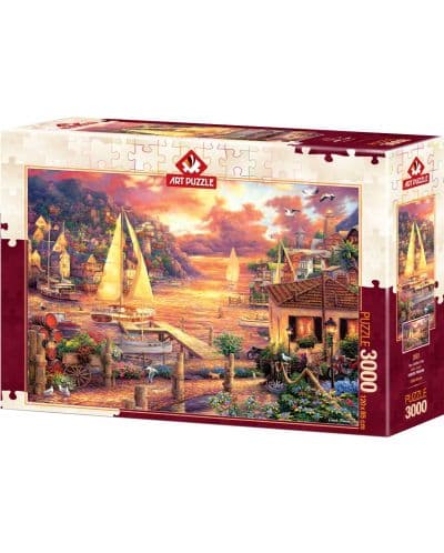 Пъзел Art Puzzle от 3000 части - Златното море, Чък Пинсън