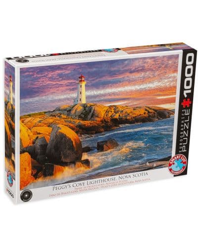 Пъзел Eurographics от 1000 части - Фарът на Peggy's Cove, Нова Скотия