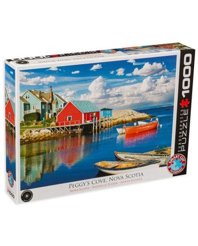 Пъзел Eurographics от 1000 части - Peggy's Cove, Нова Скотия