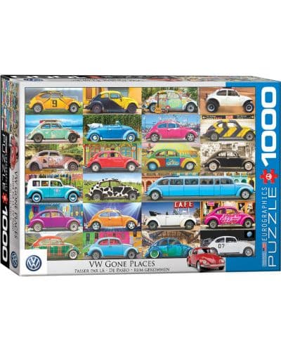 Пъзел Eurographics от 1000 части - VW Beetle