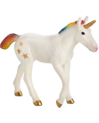 Фигурка Mojo Fantasy&amp;Figurines - Жребче еднорог Rainbow