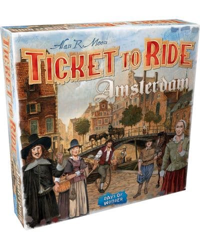 Настолна игра Ticket to Ride: Amsterdam - Семейна