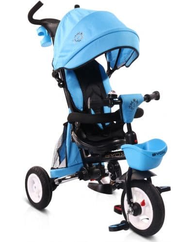 Сгъваема триколка Byox - Flexy Lux, синя