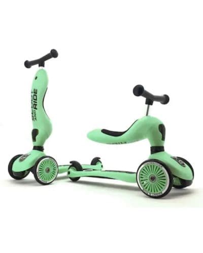 Детска тротинетка 2 в 1 Scoot&amp;Ride - Highwaykick 1, Киви