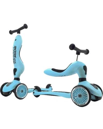 Детска тротинетка 2 в 1 Scoot&amp;Ride - Highwaykick 1, Боровинка