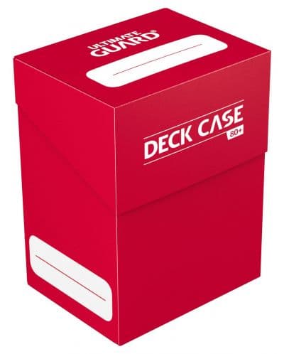 Кутия за карти Ultimate Guard Deck Case 80+ Standard Size Red