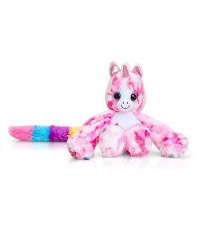 Плюшена играчка Keel Toys - Прегърни ме, еднорогът Ава, 25 cm