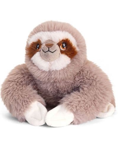 Плюшена играчка Keel Toys Keeleco - Ленивец, 18 cm